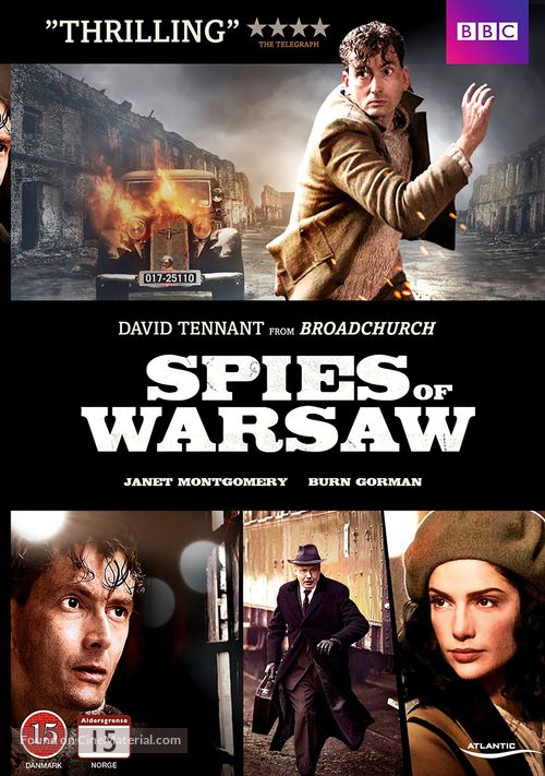 Spies of Warsaw - Danish DVD movie cover