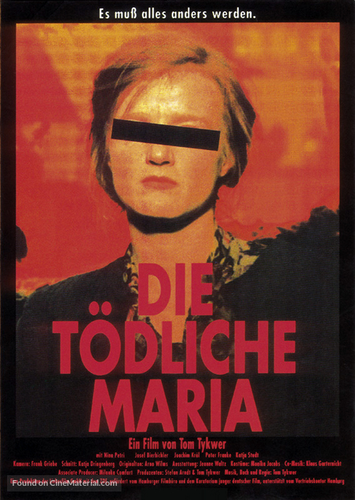 T&ouml;dliche Maria, Die - German Movie Poster