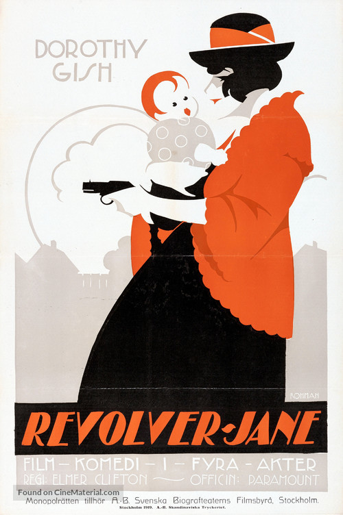 Battling Jane - Swedish Movie Poster