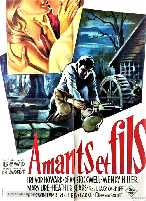 Sons and Lovers - French Movie Poster