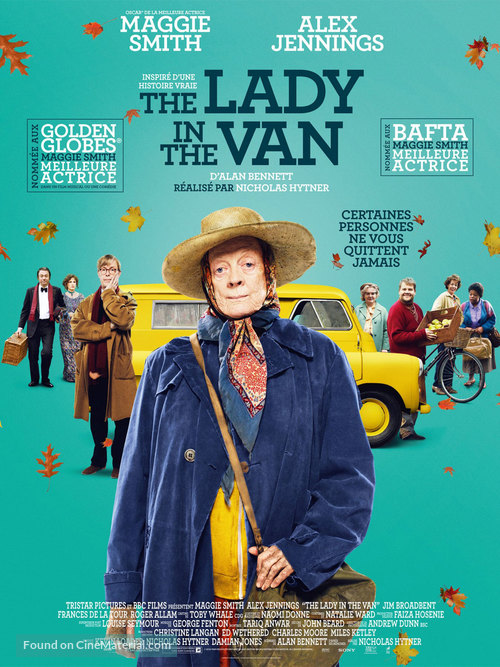 The Lady in the Van - French Movie Poster