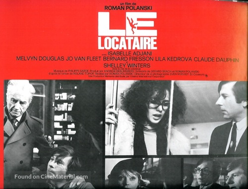 Le locataire - French Movie Poster