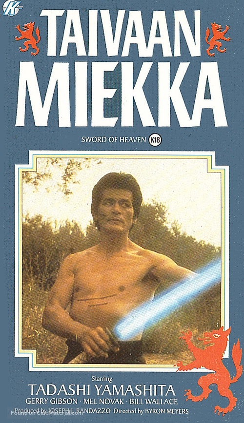 Sword of Heaven - Finnish VHS movie cover