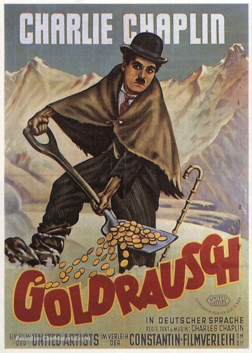 The Gold Rush - German Theatrical movie poster