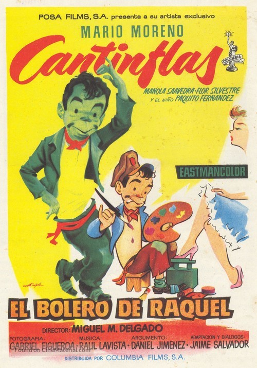 El bolero de Raquel - Spanish Movie Poster