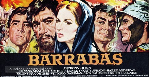 Barabbas - Spanish Movie Poster