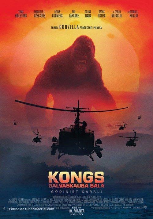 Kong: Skull Island - Latvian Movie Poster