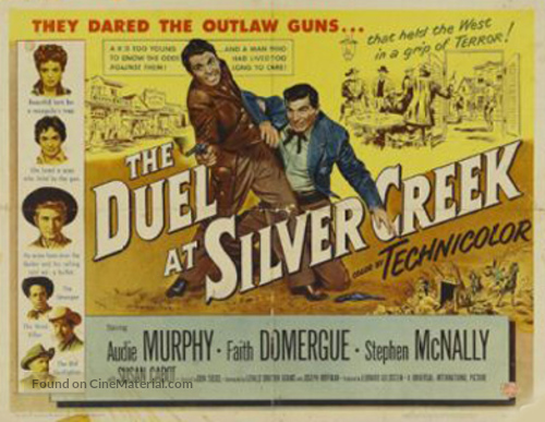 The Duel at Silver Creek - British Movie Poster