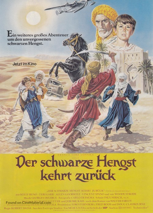 The Black Stallion Returns - German Movie Poster