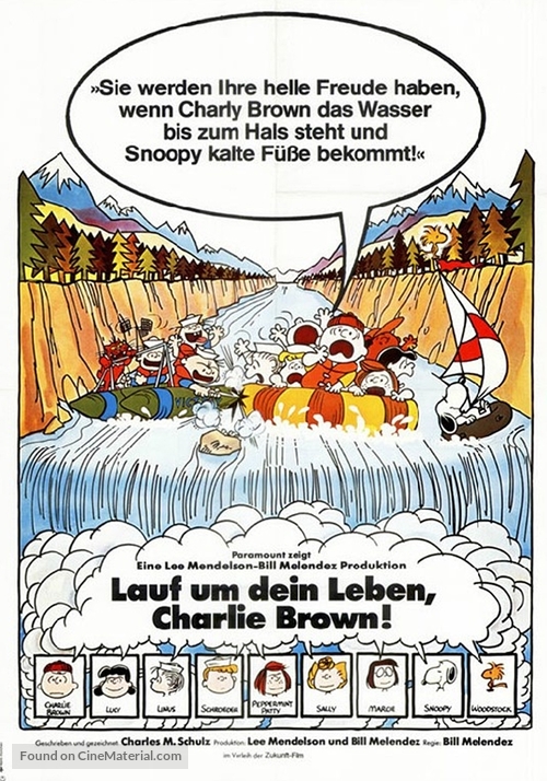 Race for Your Life, Charlie Brown - German Movie Poster