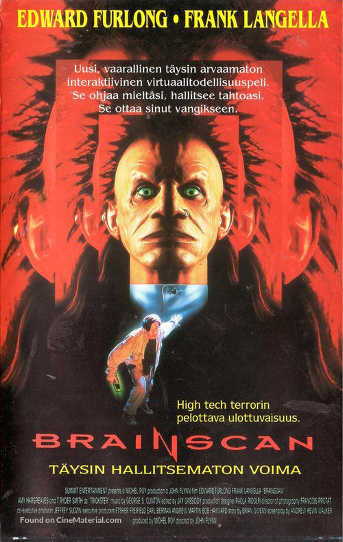 Brainscan - Finnish VHS movie cover