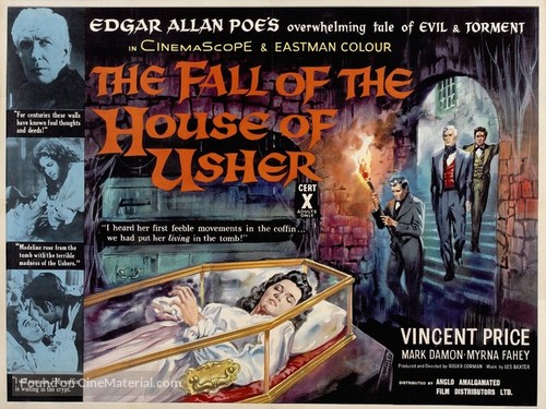 House of Usher - British Movie Poster