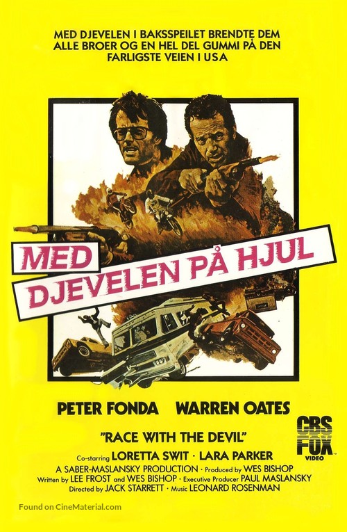 Race with the Devil - Norwegian Movie Cover