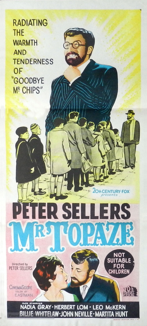 Mr. Topaze - Australian Movie Poster