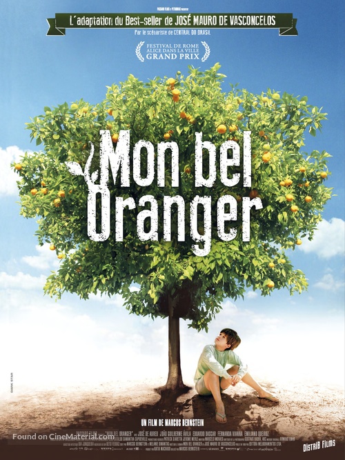 Meu p&eacute; de laranja Lima - French Movie Poster