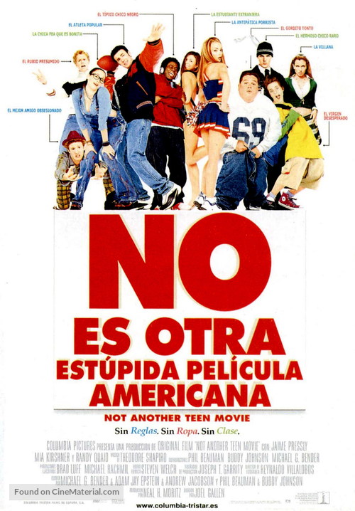 Not Another Teen Movie - Spanish Movie Poster