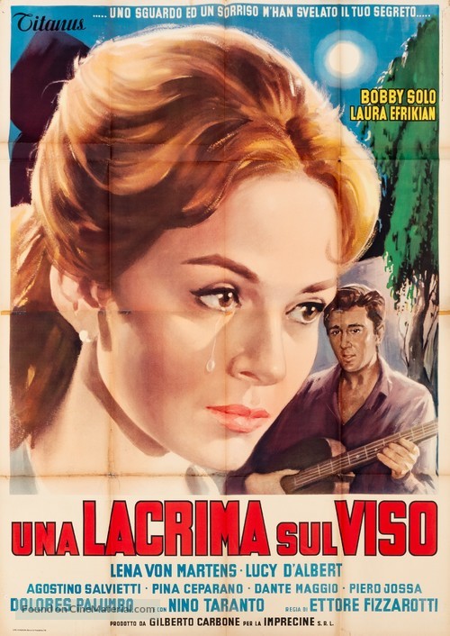 Una lacrima sul viso - Italian Movie Poster