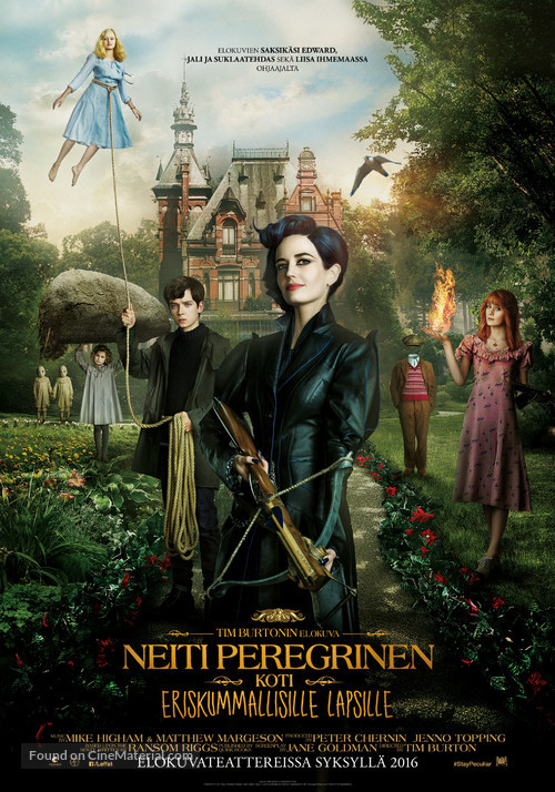 Miss Peregrine&#039;s Home for Peculiar Children - Finnish Movie Poster