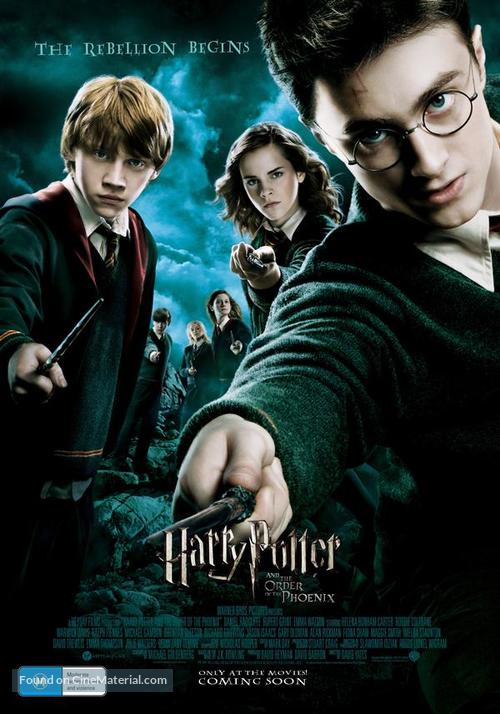 Harry Potter and the Order of the Phoenix - Australian Movie Poster
