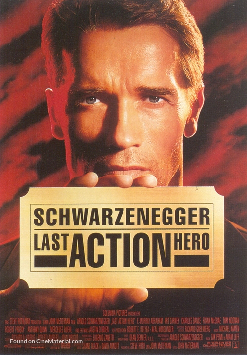 Last Action Hero - German Movie Poster