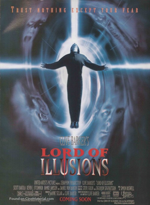 Lord of Illusions - Advance movie poster