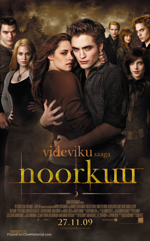The Twilight Saga: New Moon - Estonian Movie Poster