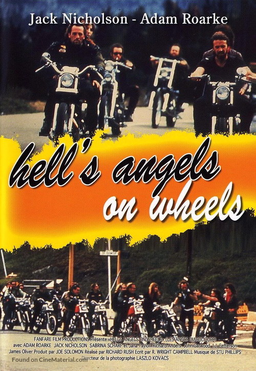Hells Angels on Wheels - French DVD movie cover