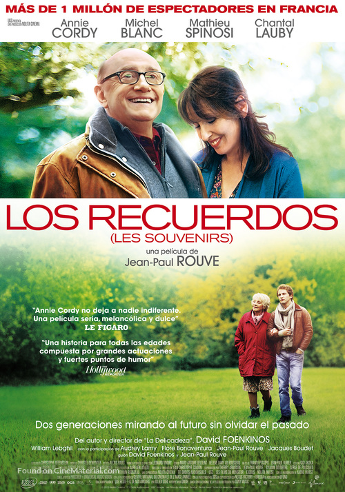 Les souvenirs - Spanish Movie Poster