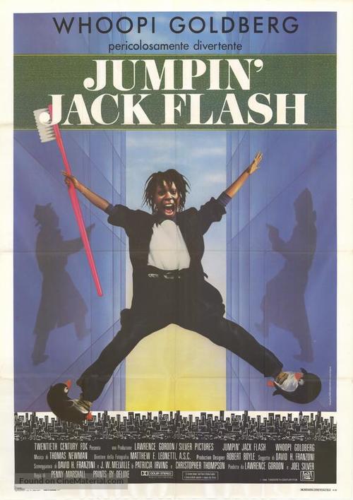 Jumpin&#039; Jack Flash - Italian Movie Poster