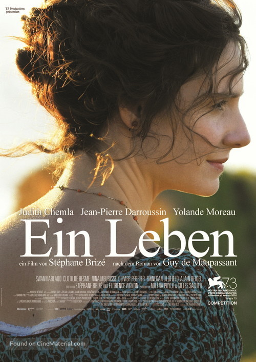 Une vie - German Movie Poster