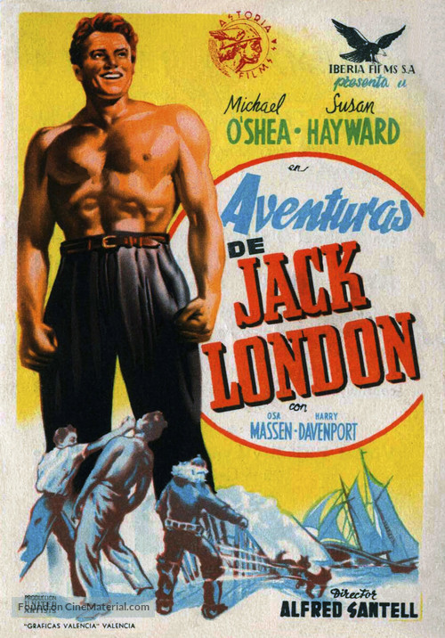 Jack London - Spanish Movie Poster