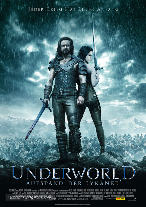 Underworld: Rise of the Lycans - German Movie Poster