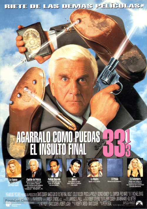 Naked Gun 33 1/3: The Final Insult - Spanish Movie Poster