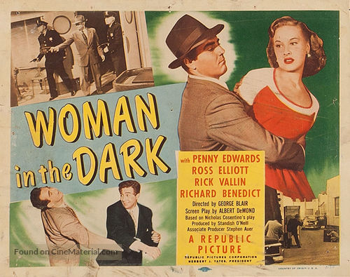 Woman in the Dark - Movie Poster