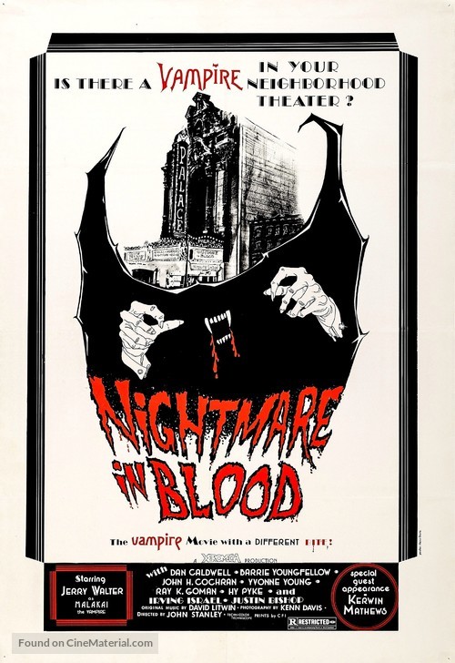 Nightmare in Blood - Movie Poster