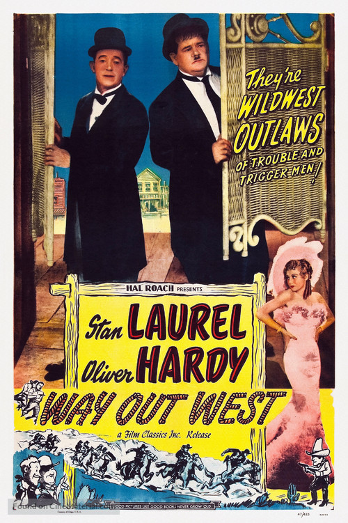 Way Out West - Re-release movie poster