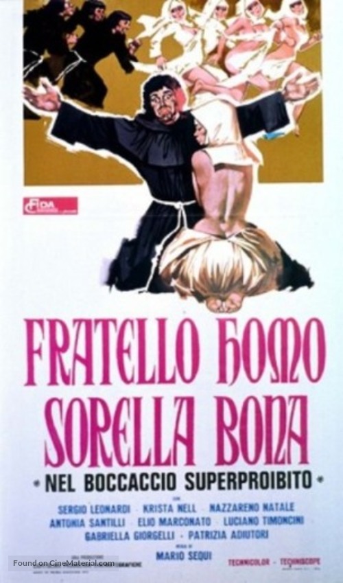 Fratello homo sorella bona - Italian Movie Poster