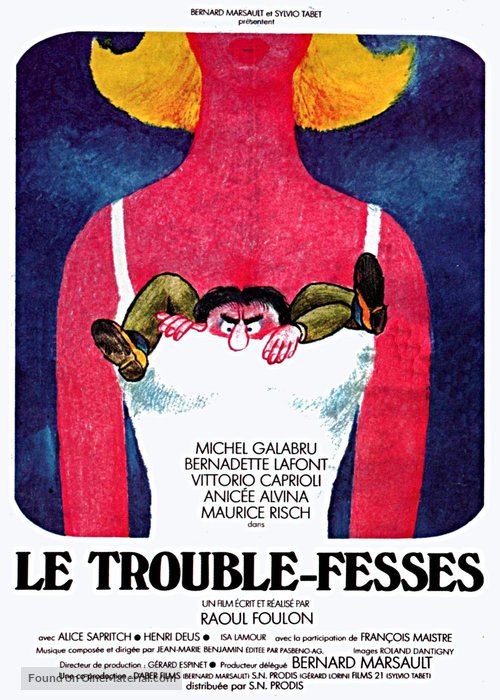 Le trouble-fesses - French Movie Poster