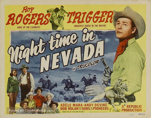 Night Time in Nevada - Movie Poster