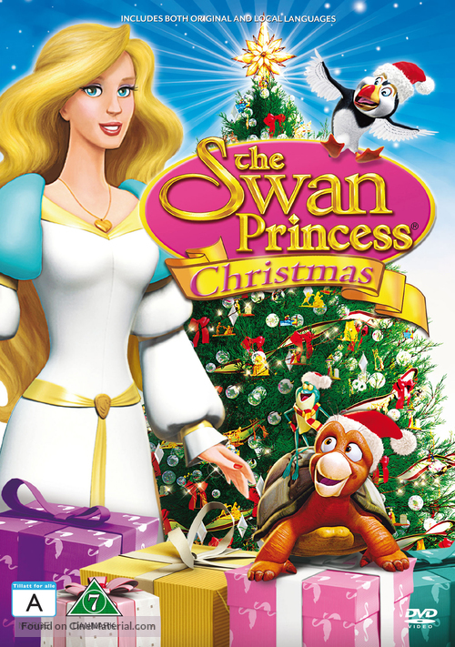 The Swan Princess Christmas - Danish DVD movie cover