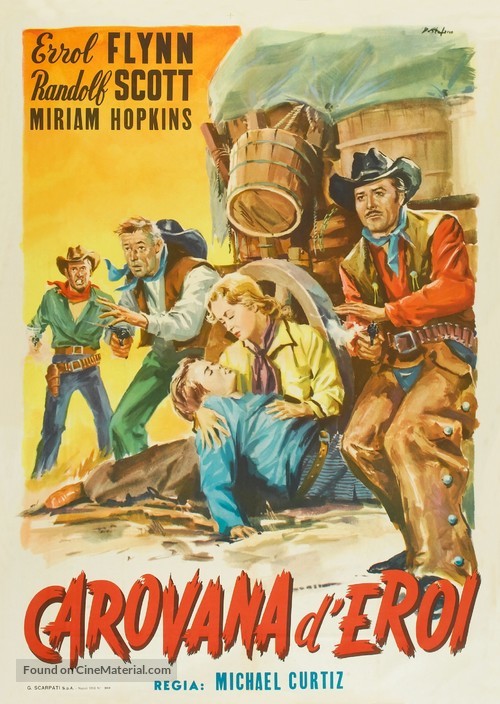 Virginia City - Italian Movie Poster