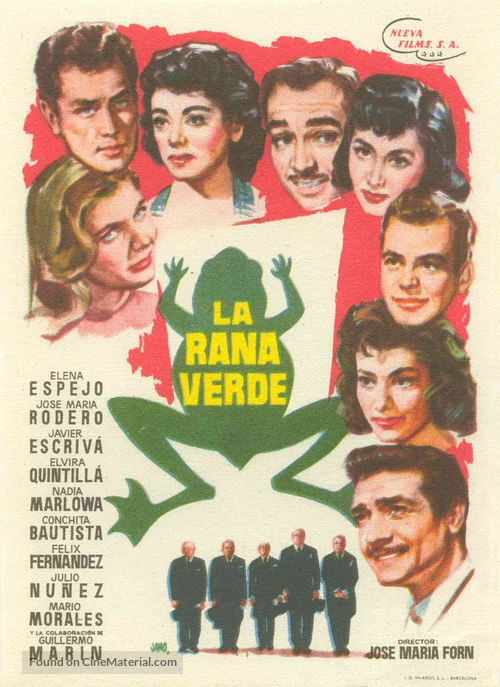 La rana verde - Spanish Movie Poster