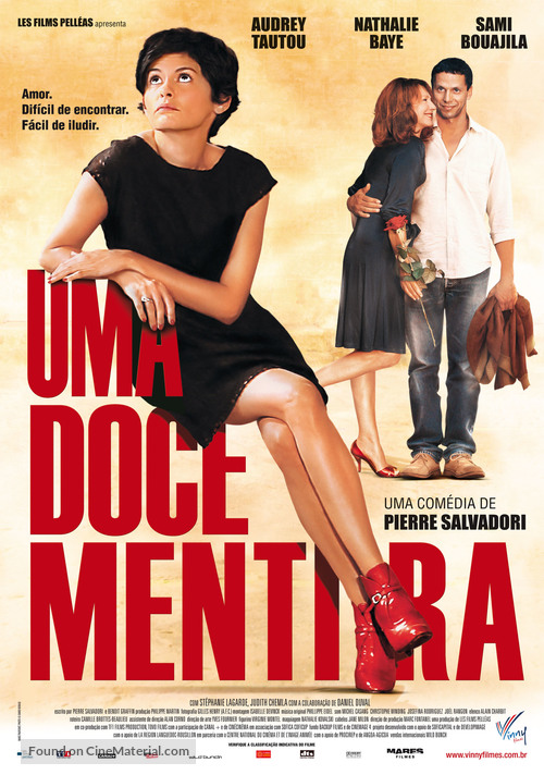 De vrais mensonges - Brazilian Movie Poster