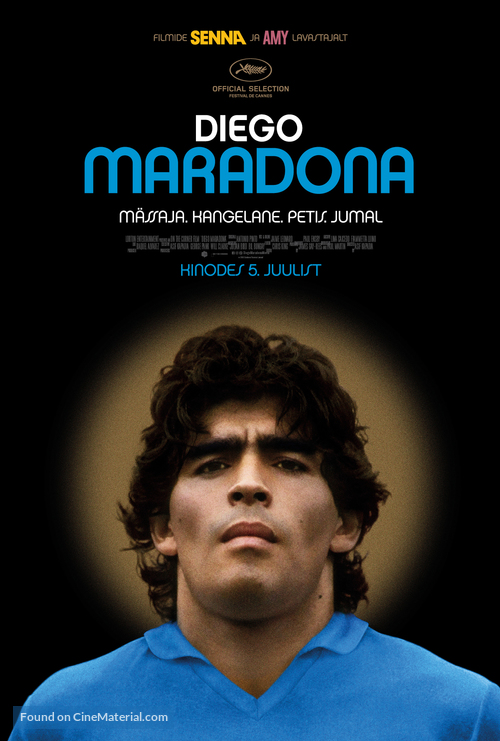 Diego Maradona - Estonian Movie Poster