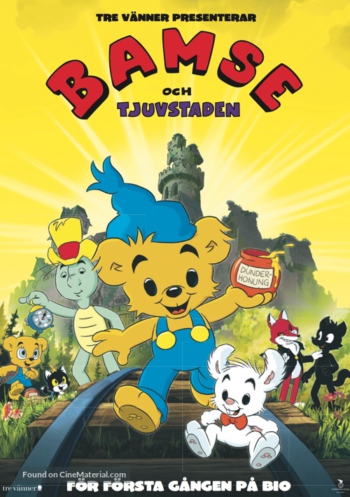 Bamse och tjuvstaden - Swedish Movie Cover