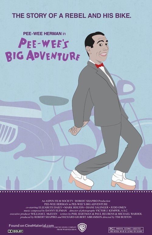 Pee-wee&#039;s Big Adventure - Re-release movie poster