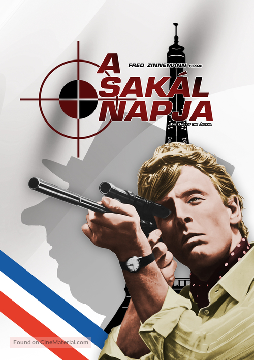 The Day of the Jackal - Hungarian DVD movie cover