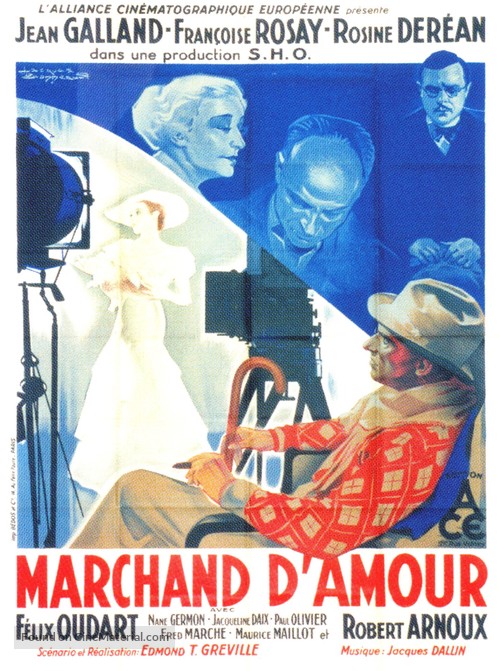 Marchand d&#039;amour - French Movie Poster