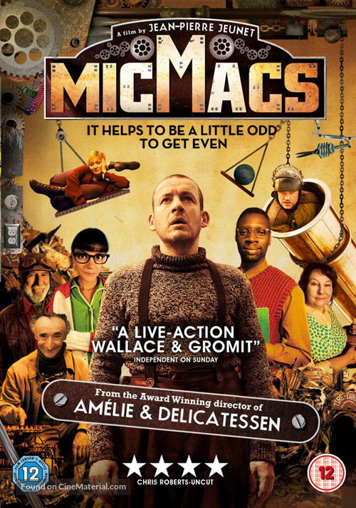 Micmacs &agrave; tire-larigot - British DVD movie cover