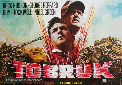 Tobruk - German Movie Poster